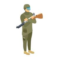 Trendy Soldier Concepts vector