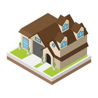 Trendy  Cottages Concepts vector