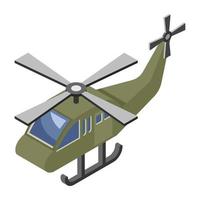 conceptos de helicópteros del ejército vector