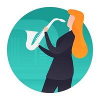 Playing Bugle Concepts vector