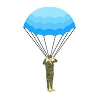 Trendy Paraglider Concepts vector