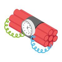 Time Bomb Concepts vector