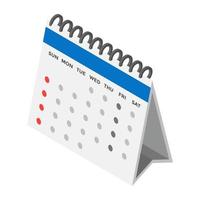 Trendy Calendar Concepts vector