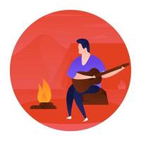 Trendy  Guitarist Concepts vector