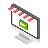 conceptos de tienda online vector