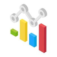 Line Graph Analysis vector