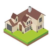 Trendy Villa Concepts vector