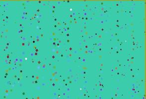 Light Multicolor, Rainbow vector cover in polygonal style with circles.