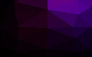 Dark Purple vector low poly texture.