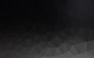 Dark Black vector polygon abstract layout.