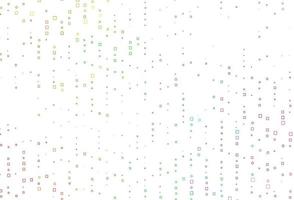 Light Multicolor, Rainbow vector layout with rectangles, squares.