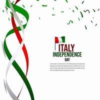 Italy Independence Day Celebration Vector Template Design Illustration