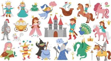 Fairy tale characters set Royalty Free Vector Image