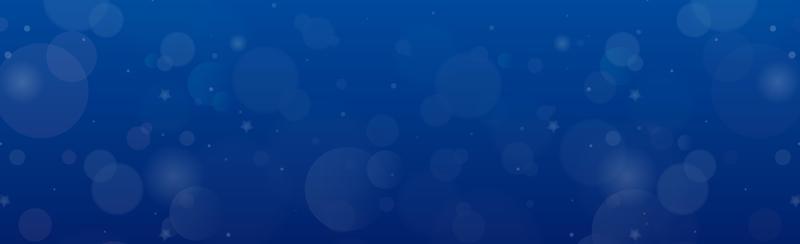 Web template blue bokeh panoramic background - Vector