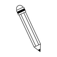 pencil icon cartoon vector