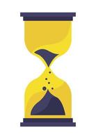 sand hourglass timer vector