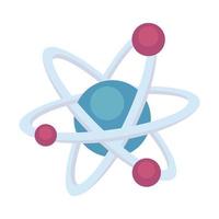 atom particle icon vector