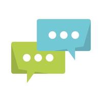 speech bubble icon vector
