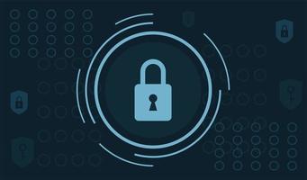 cyber security background vector