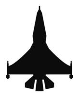combat airplane silhouette