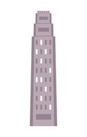 metropolis skyscraper gray vector