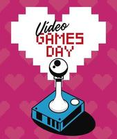 video game heart vector