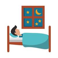 Sleep and rest cartoons vector