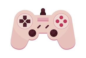 control de videojuego rosa vector