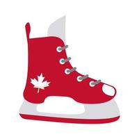 canadian ice skate vector