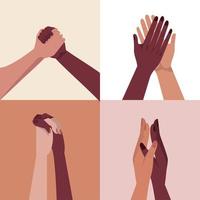 diversity handshakes forms vector