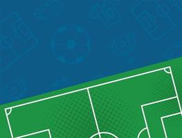 soccer pattern and court vector