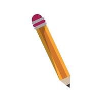 pencil icon cartoon vector