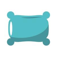 Pillow rest cartoo isolated vector