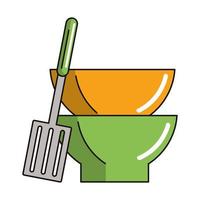 Kitchen utensils and supplies vector