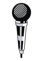 karaoke gray mic