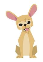 chihuahua dog cartoon vector