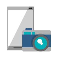 cellphone with camera vector