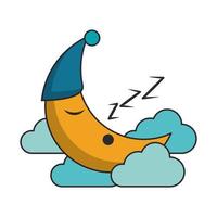 Sleep and rest cartoons vector