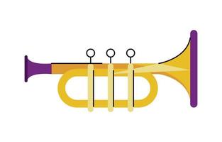 trumpet musical instrument vector