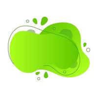 Abstract fluid design element vector