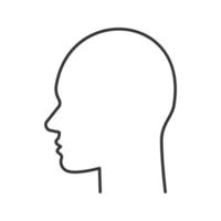 Human Head Outline Vector Art Icons and Graphics for Free Download