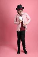 Man in Pink photo