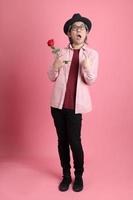Man in Pink photo