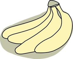 Banana Fruit Illustration Vector