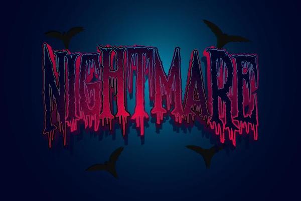 Halloween background theme nightmare style. Halloween design for banner, background vector illustration.