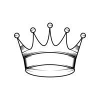 icono de corona de elegancia vector