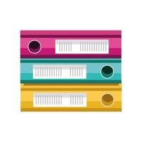 stacked of binder vector