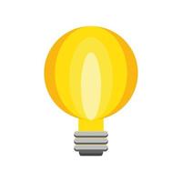 light bulb energy vector