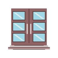 front view door vector