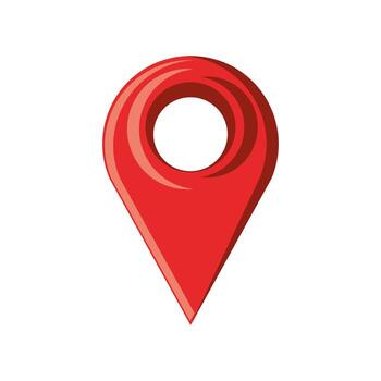 map location pointer vector